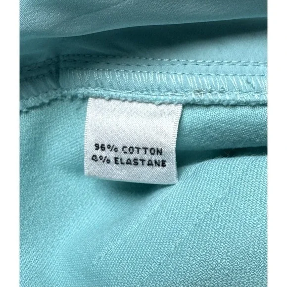 St John Sport Pant Suit Leaf Print Denim Jacket Set Size 16 Vintage - Picture 10 of 10